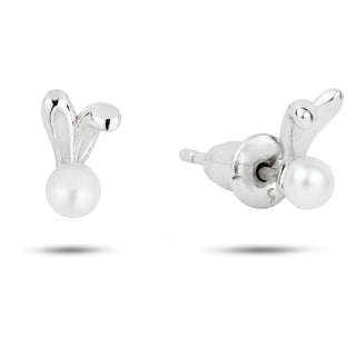 Bunny Ears Pearl Earrings